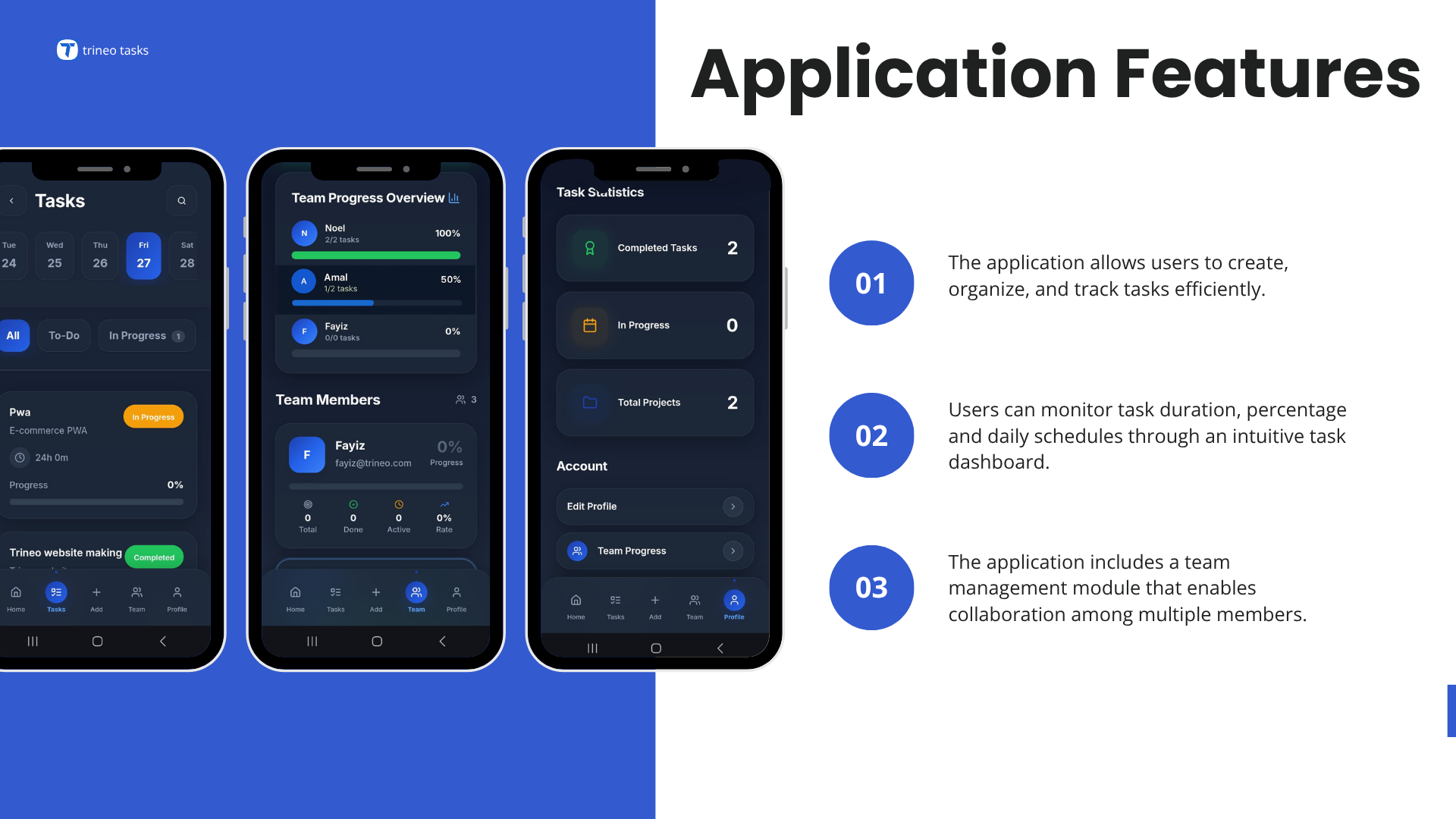 Task Manager App Management View